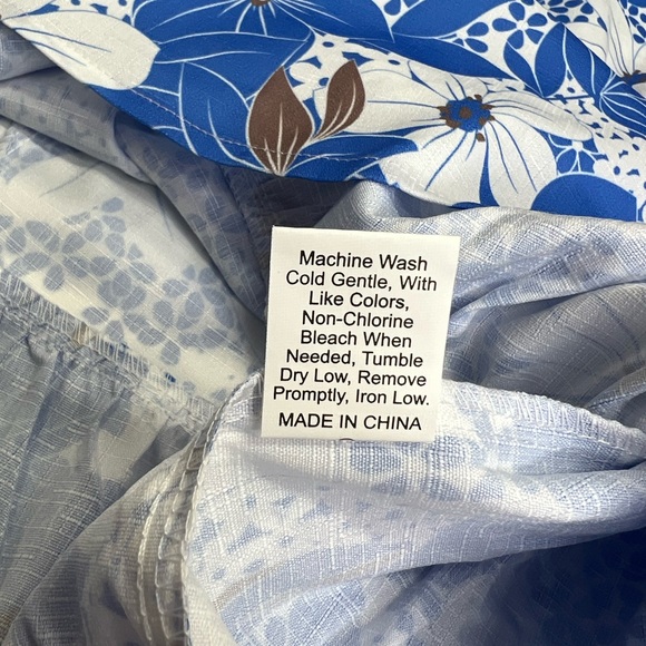 Anna-Kaci Ruffle Shoulder Floral Summer Dress in Blue New With Tags - Picture 10 of 11